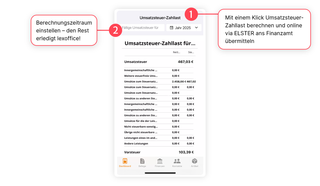 umsatzsteuer mobile